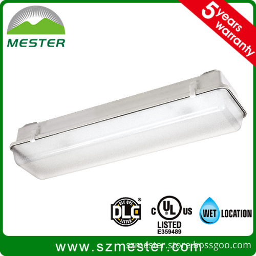 120-277v Backup Battery 2' 4' Linear 25W 35W 45W Led Vapor Tight Fixture UL cUL DLC